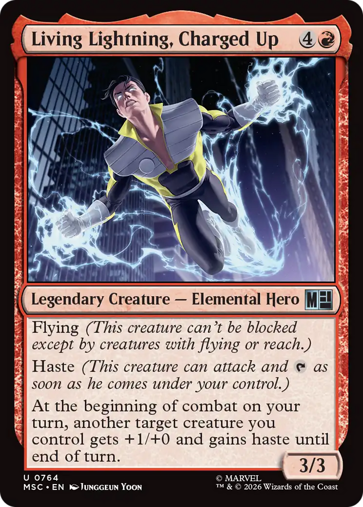 Living Lightning, Charged Up [Marvel Super Heroes Commander] | Magic Magpie