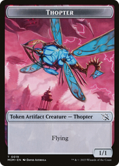 Soldier // Thopter Double-Sided Token [March of the Machine Tokens] | Magic Magpie