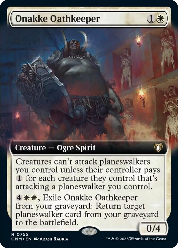 Onakke Oathkeeper (Extended Art) [Commander Masters] | Magic Magpie