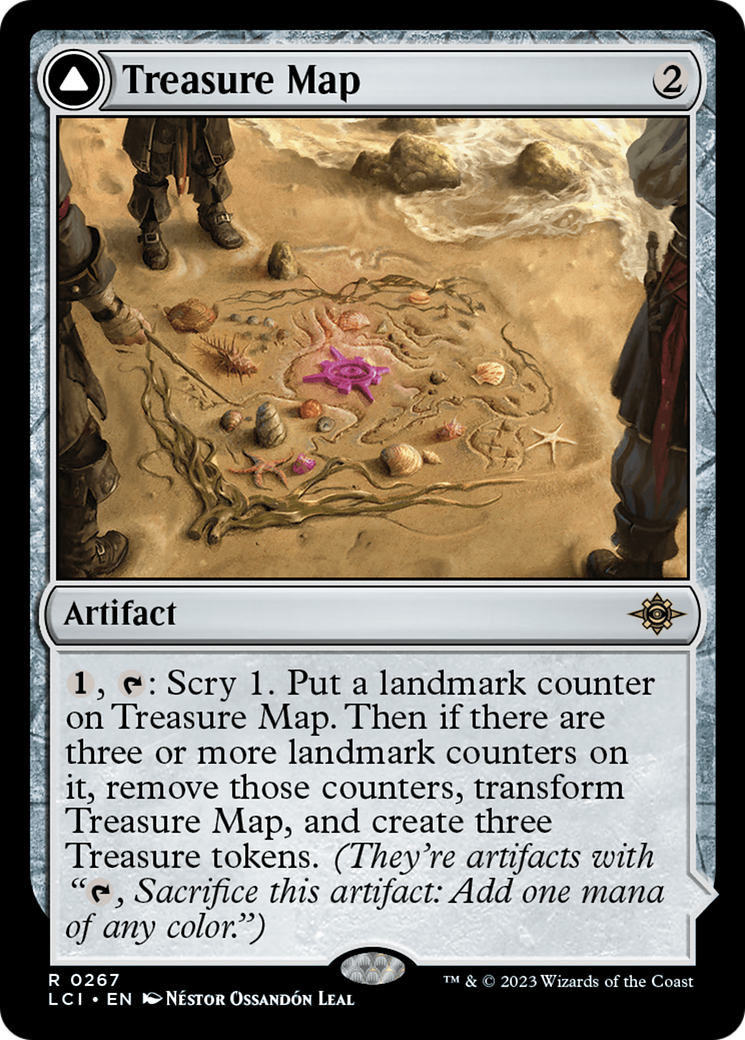 Treasure Map // Treasure Cove [The Lost Caverns of Ixalan] | Magic Magpie