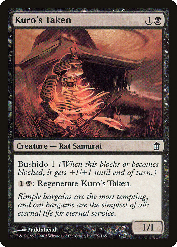 Kuro's Taken [Saviors of Kamigawa] | Magic Magpie