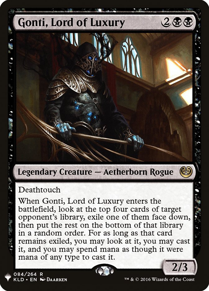 Gonti, Lord of Luxury [Mystery Booster] | Magic Magpie