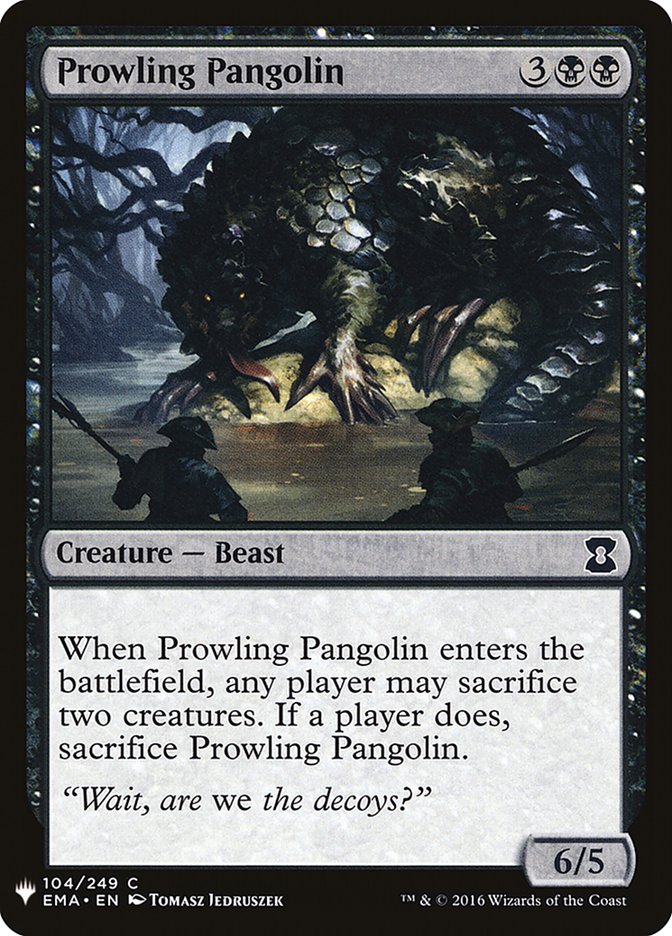 Prowling Pangolin [Mystery Booster] | Magic Magpie