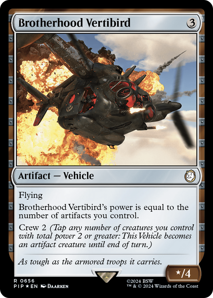 Brotherhood Vertibird (Surge Foil) [Fallout] | Magic Magpie