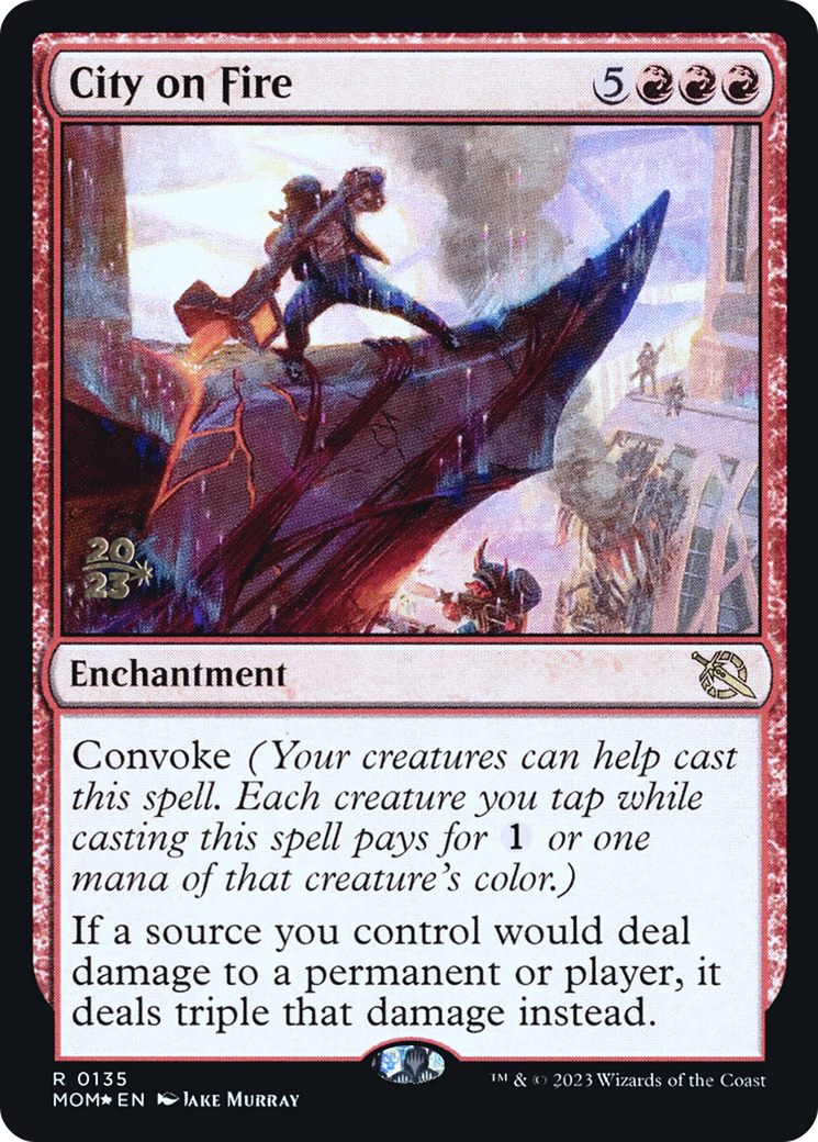 City on Fire [March of the Machine Prerelease Promos] | Magic Magpie