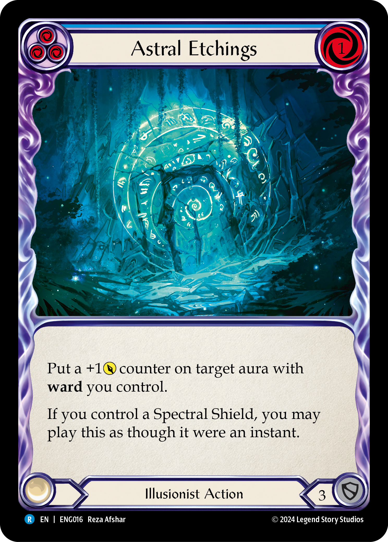 Astral Etchings [ENG016] (Part the Mistveil Enigma Blitz Deck) | Magic Magpie