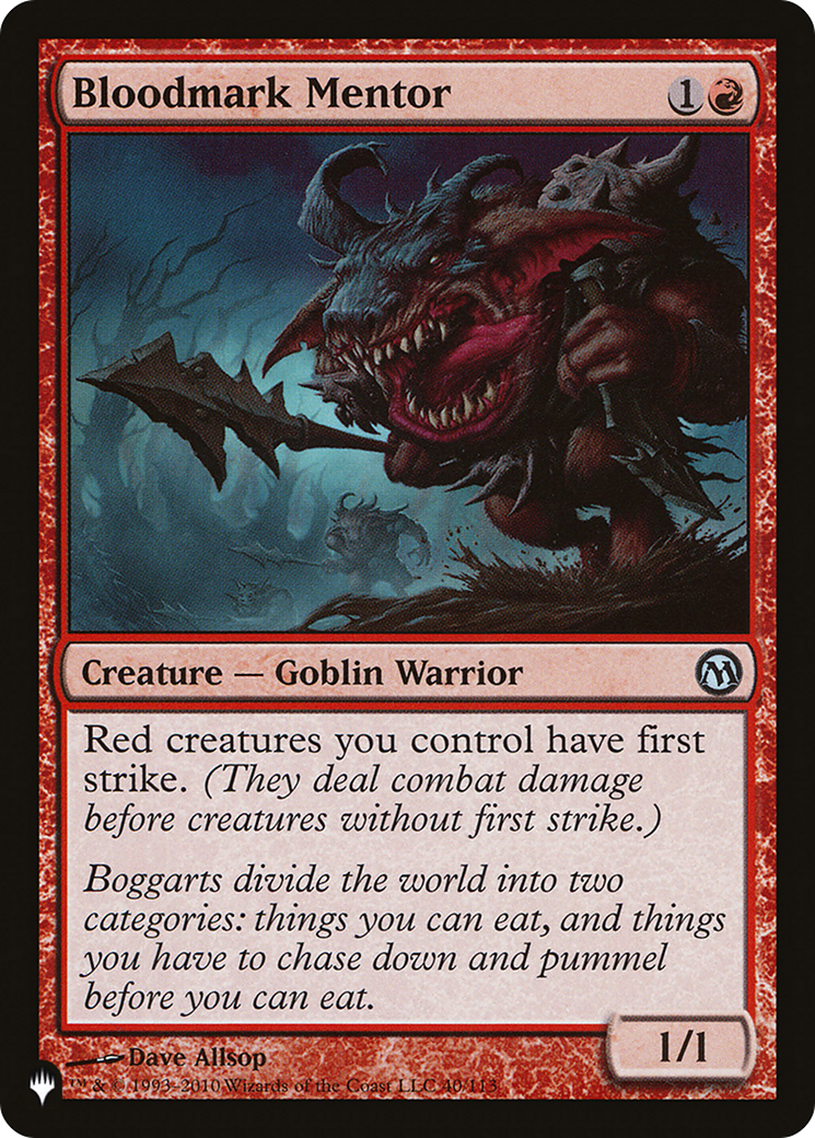 Bloodmark Mentor [The List Reprints] | Magic Magpie