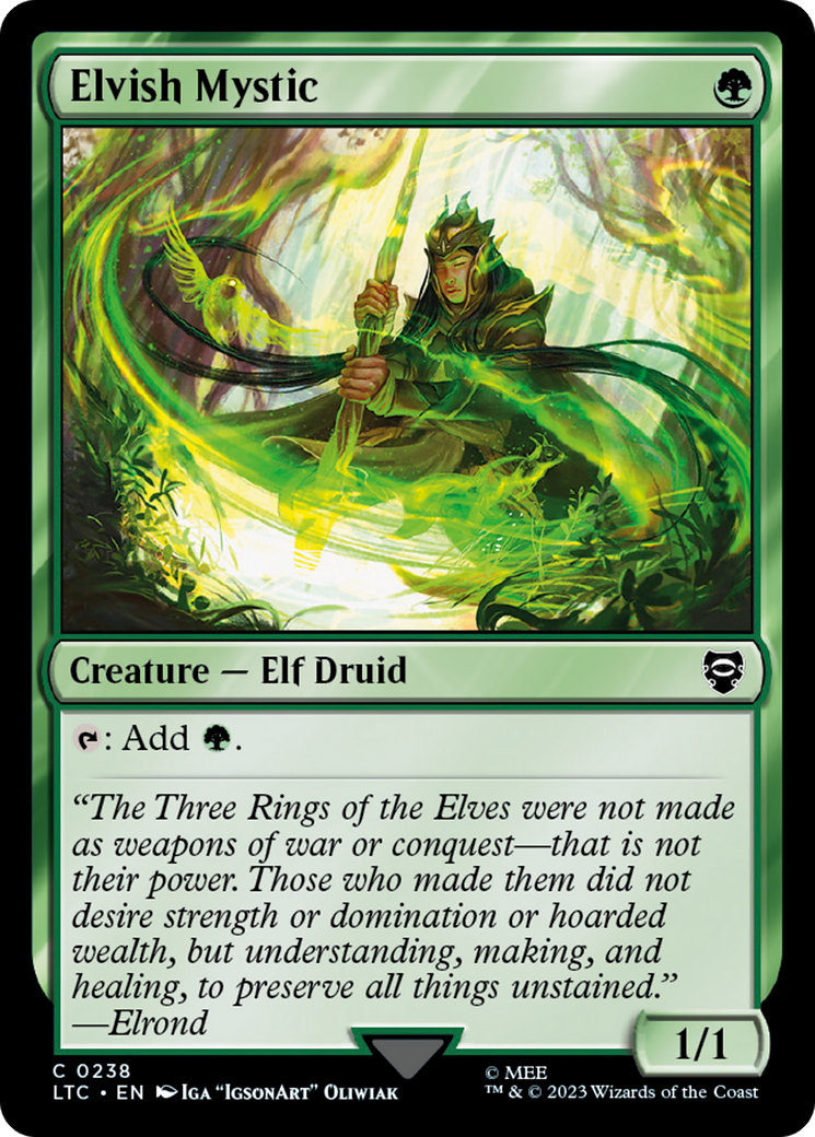 Elvish Mystic [The Lord of the Rings: Tales of Middle-Earth Commander] | Magic Magpie