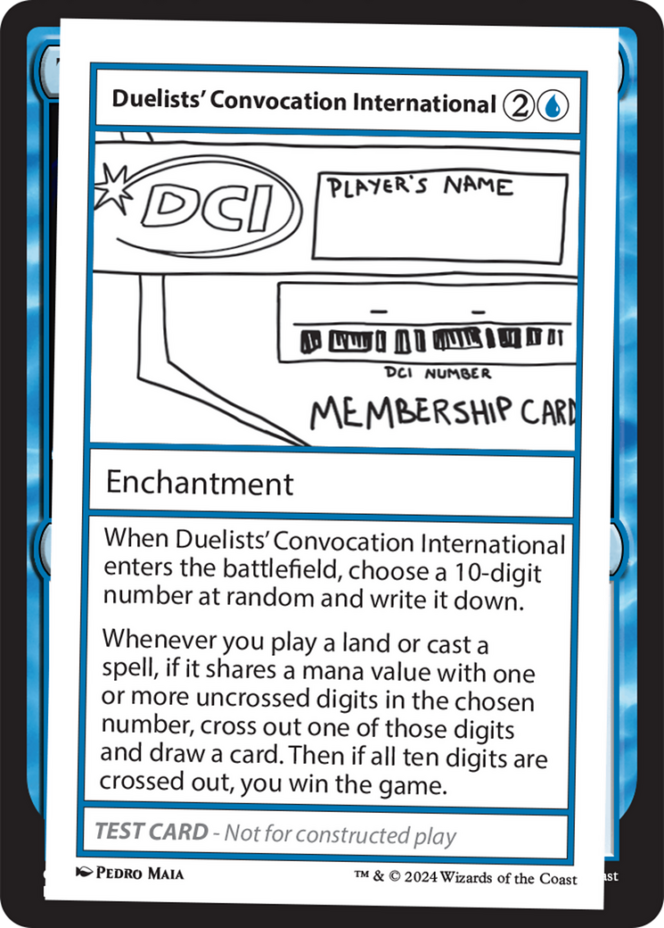 Duelists' Convocation International [Mystery Booster 2 Playtest Cards] | Magic Magpie