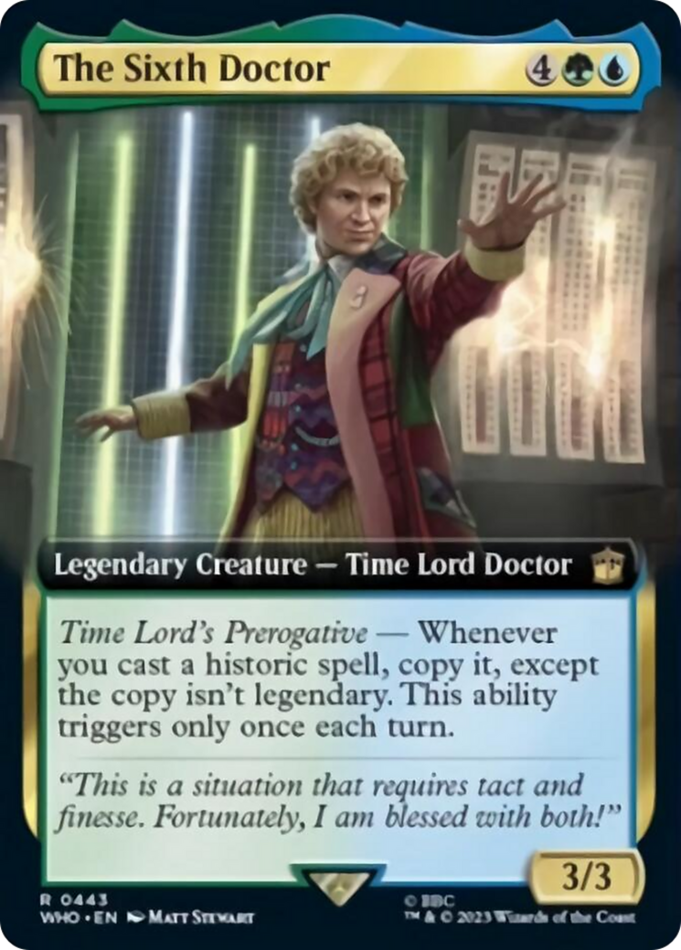 The Sixth Doctor (Extended Art) [Doctor Who] | Magic Magpie