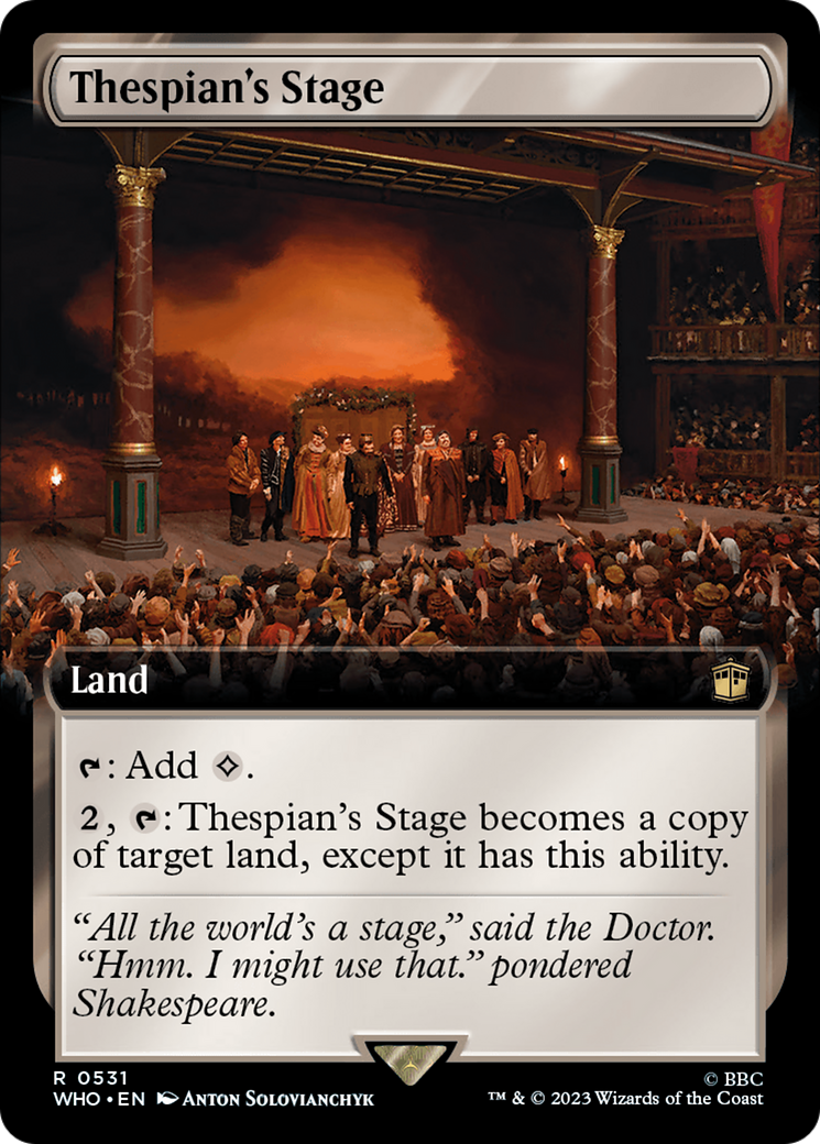 Thespian's Stage (Extended Art) [Doctor Who] | Magic Magpie