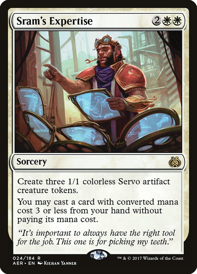 Sram's Expertise [Aether Revolt] | Magic Magpie