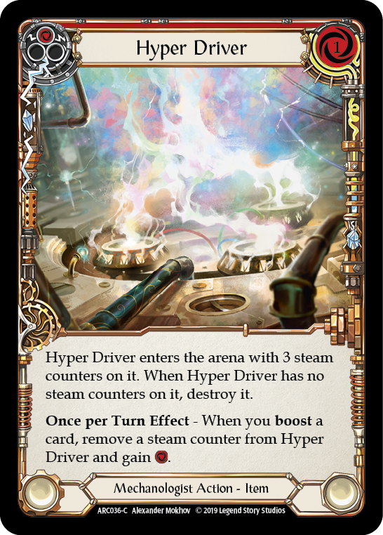 Hyper Driver [ARC036-C] (Arcane Rising)  1st Edition Normal | Magic Magpie