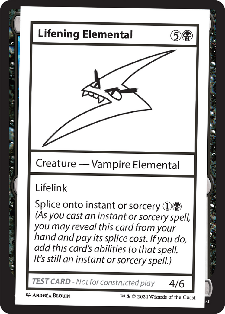 Lifening Elemental [Mystery Booster 2 Playtest Cards] | Magic Magpie