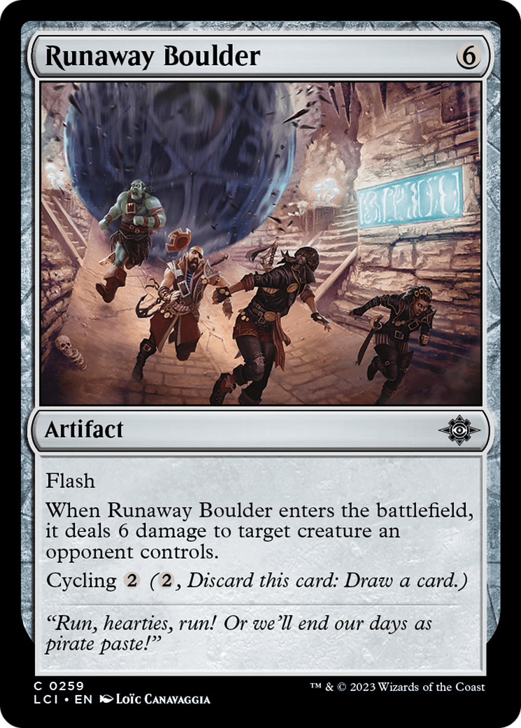 Runaway Boulder [The Lost Caverns of Ixalan] | Magic Magpie