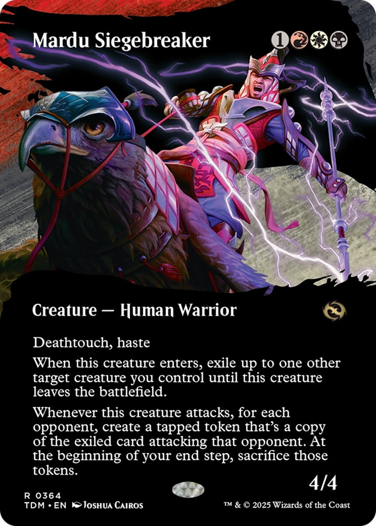 Mardu Siegebreaker (Borderless) [Tarkir: Dragonstorm] | Magic Magpie