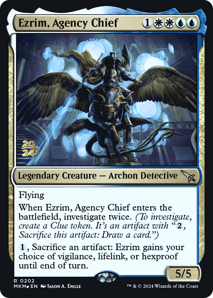 Ezrim, Agency Chief [Murders at Karlov Manor Prerelease Promos] | Magic Magpie