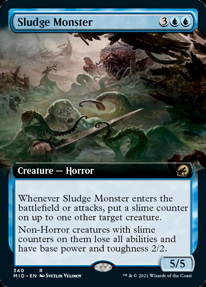 Sludge Monster (Extended Art) [Innistrad: Midnight Hunt] | Magic Magpie