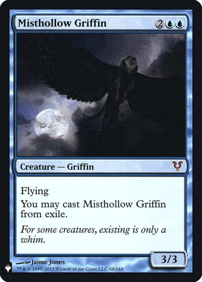 Misthollow Griffin [Mystery Booster] | Magic Magpie