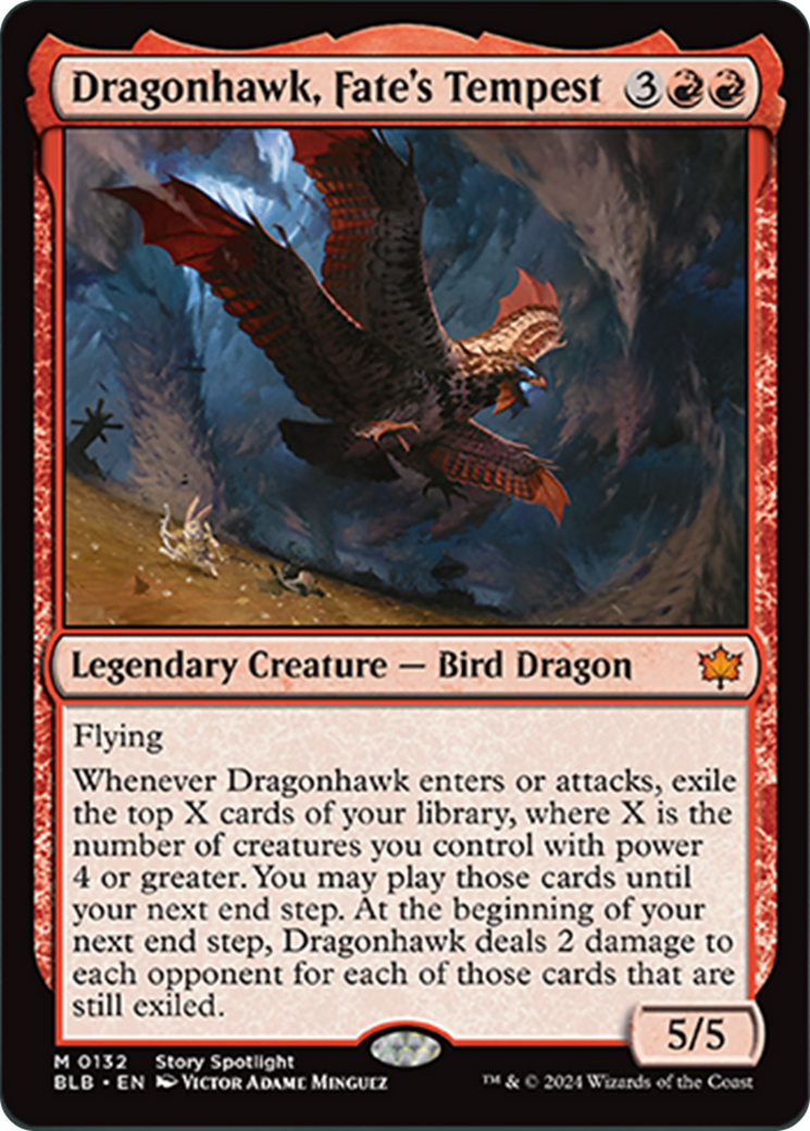 Dragonhawk, Fate's Tempest [Bloomburrow] | Magic Magpie