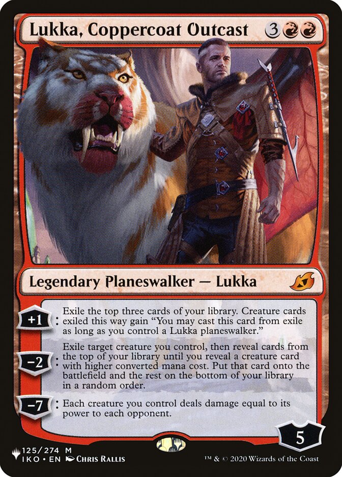 Lukka, Coppercoat Outcast [The List] | Magic Magpie