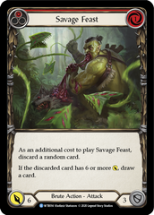 Savage Feast (Red) [U-WTR014] (Welcome to Rathe Unlimited)  Unlimited Rainbow Foil | Magic Magpie