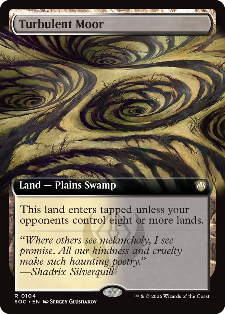 Turbulent Moor (Extended Art) [Secrets of Strixhaven Commander] | Magic Magpie