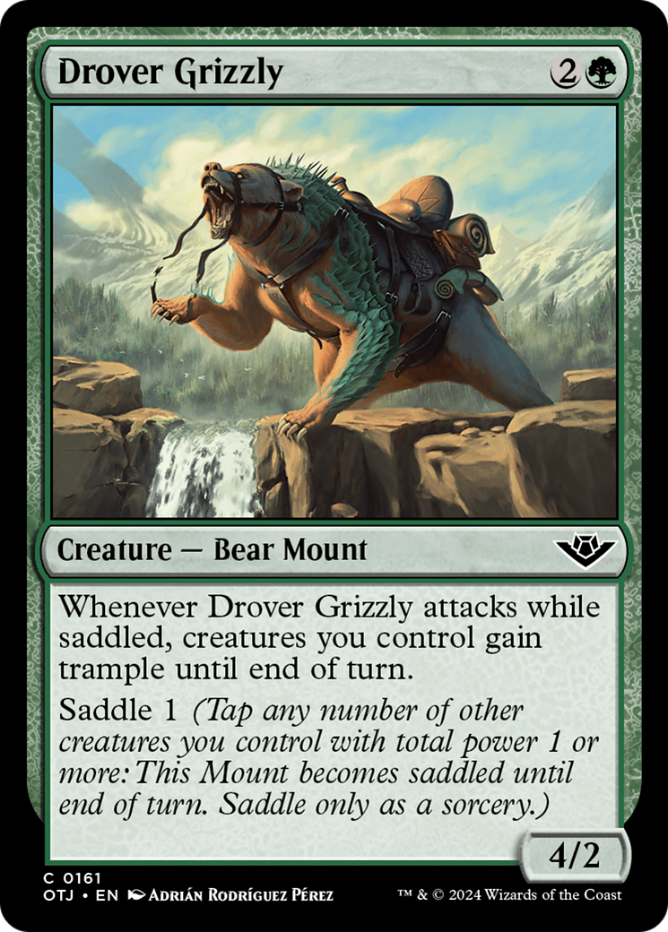 Drover Grizzly [Outlaws of Thunder Junction] | Magic Magpie