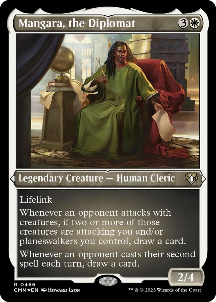 Mangara, the Diplomat (Foil Etched) [Commander Masters] | Magic Magpie