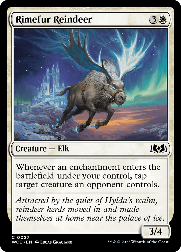 Rimefur Reindeer [Wilds of Eldraine] | Magic Magpie