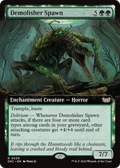 Demolisher Spawn (Extended Art) [Duskmourn: House of Horror Commander] | Magic Magpie