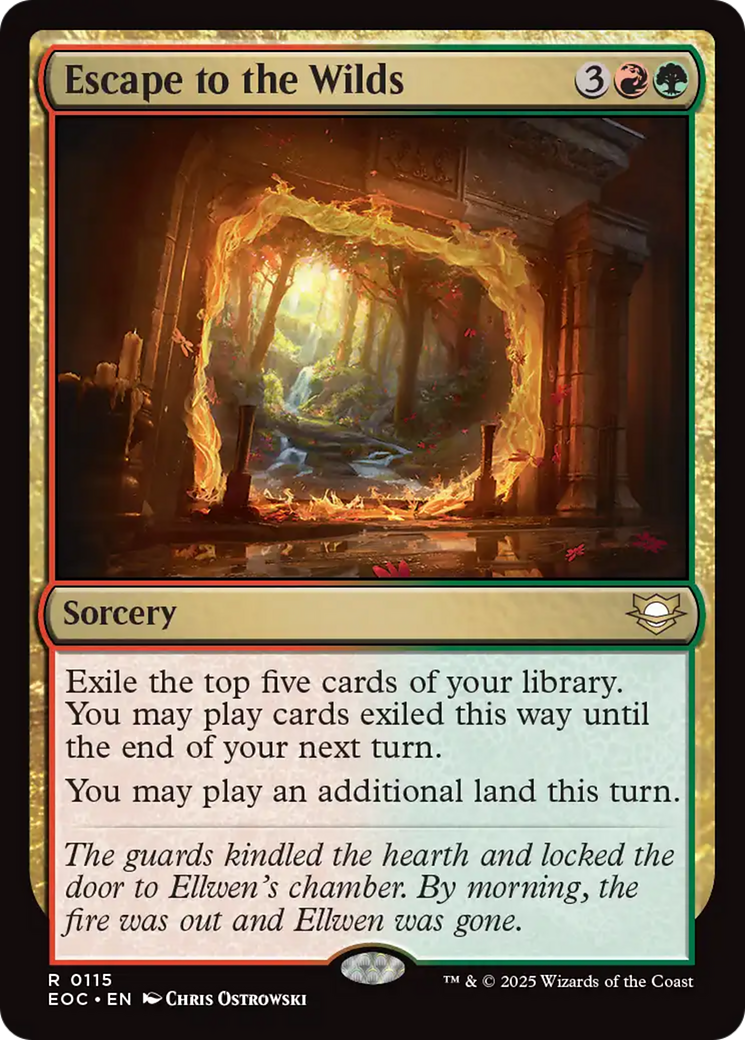 Escape to the Wilds [Edge of Eternities Commander] | Magic Magpie