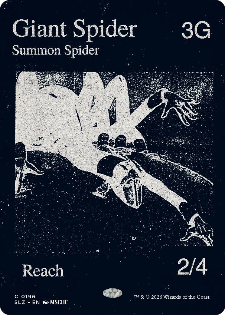 Giant Spider (0196) [Secret Lair x MSCHF: The Zeta Set] | Magic Magpie