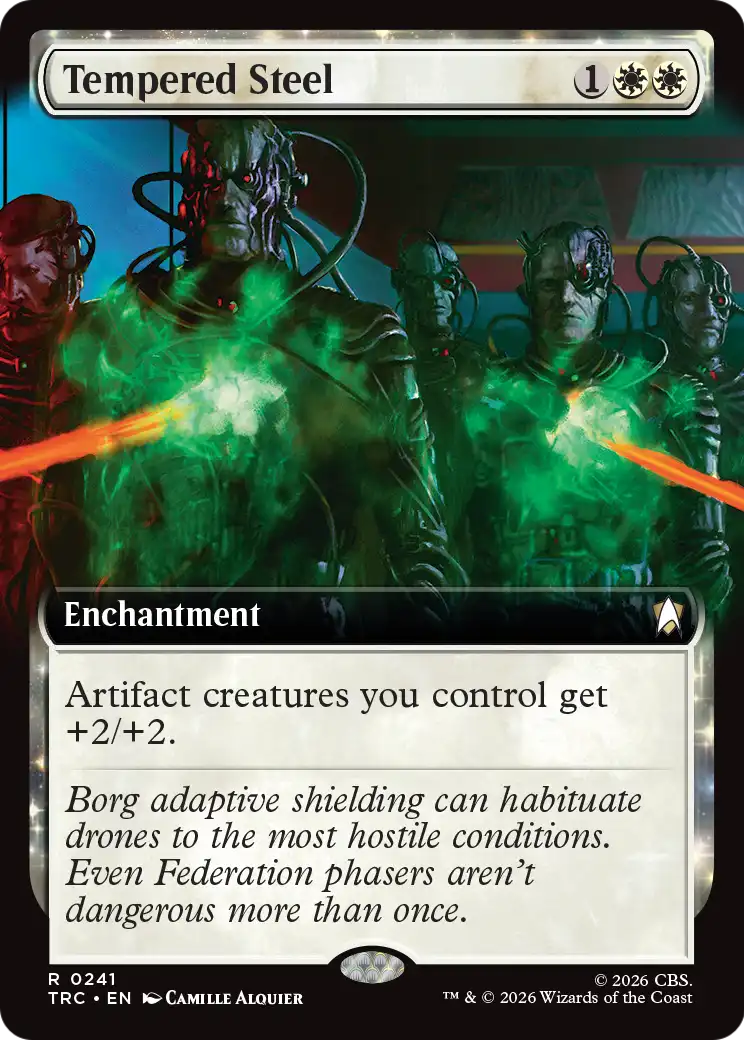 Tempered Steel (Extended Art) [Star Trek Commander] | Magic Magpie