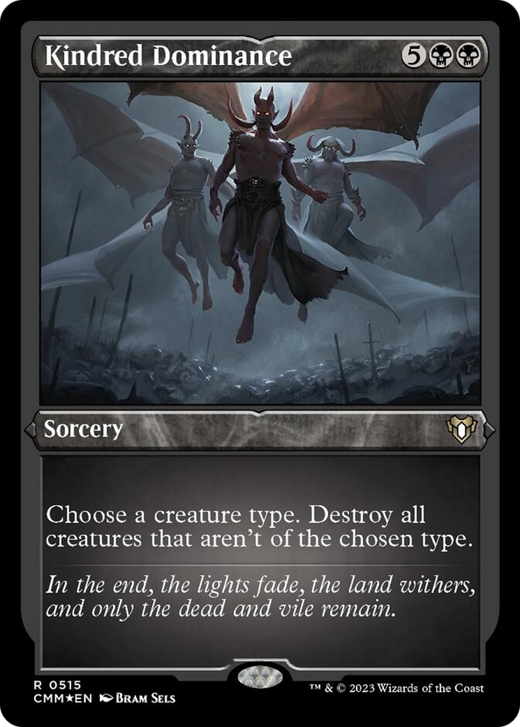 Kindred Dominance (Foil Etched) [Commander Masters] | Magic Magpie