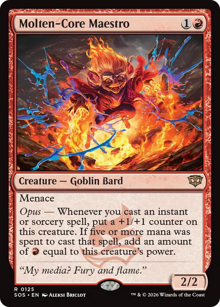 Molten-Core Maestro [Secrets of Strixhaven] | Magic Magpie