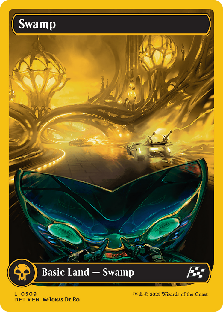 Swamp (0509) (First-Place Foil) [Aetherdrift] | Magic Magpie