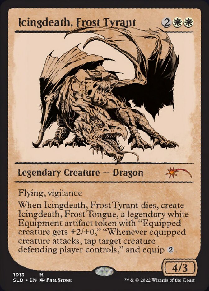 Icingdeath, Frost Tyrant (Showcase) [Secret Lair Drop Series] | Magic Magpie
