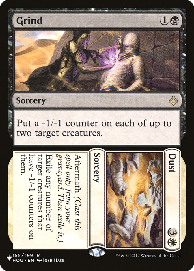 Grind // Dust [The List] | Magic Magpie