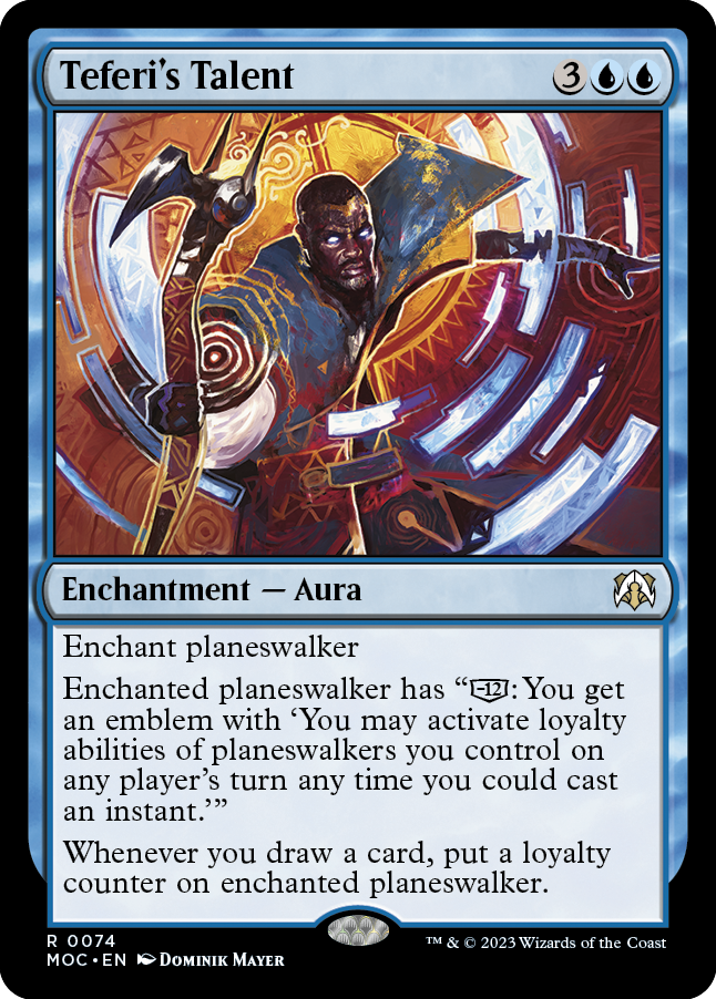 Teferi's Talent [March of the Machine Commander] | Magic Magpie