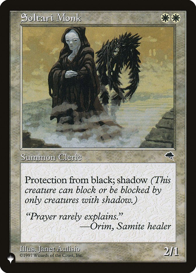 Soltari Monk [The List] | Magic Magpie