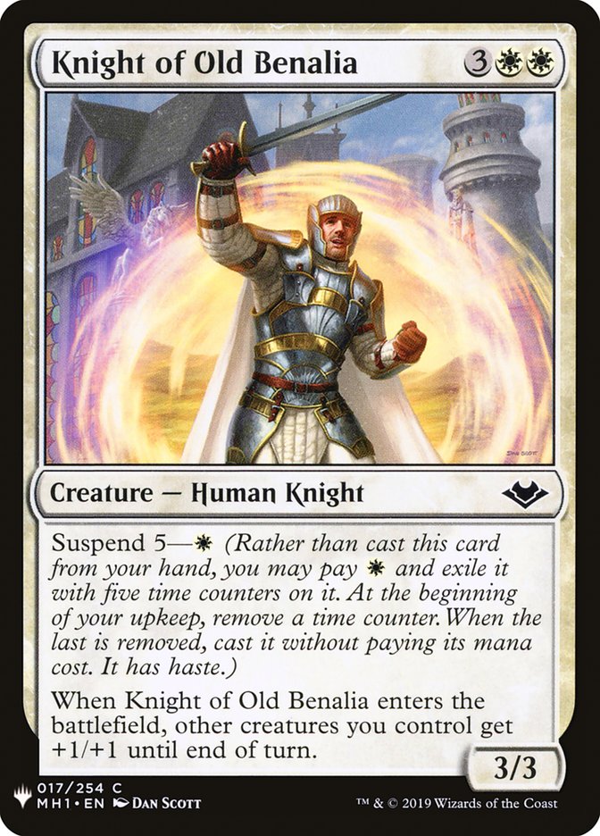 Knight of Old Benalia [Mystery Booster] | Magic Magpie