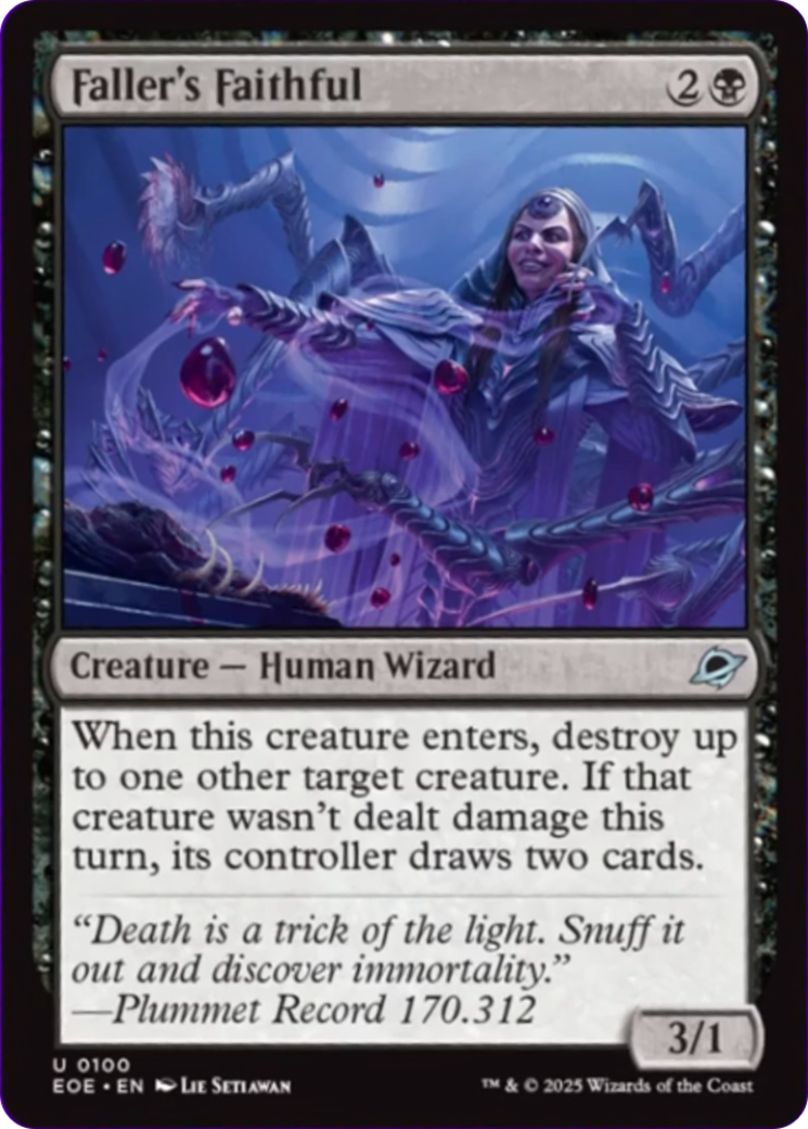 Faller's Faithful [Edge of Eternities] | Magic Magpie
