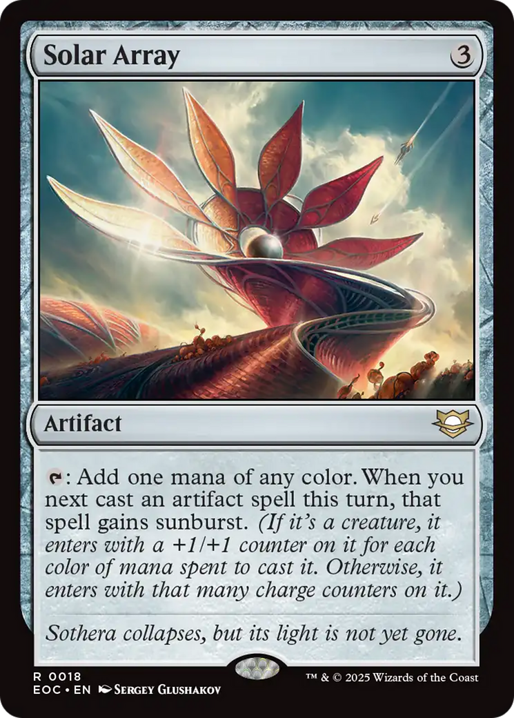 Solar Array [Edge of Eternities Commander] | Magic Magpie