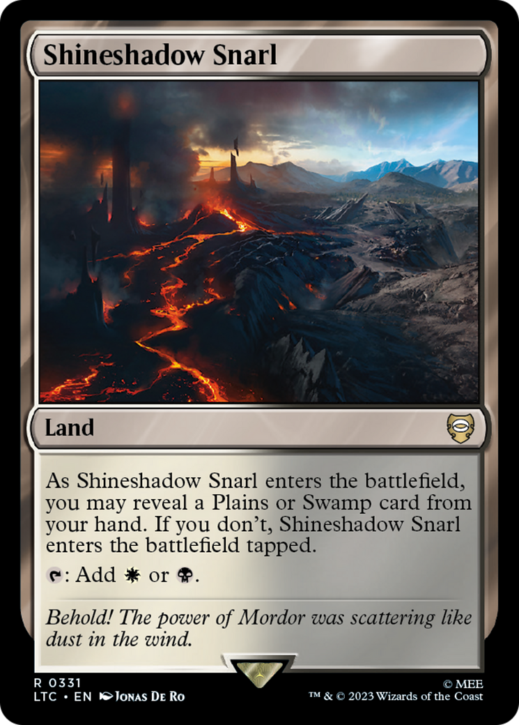 Shineshadow Snarl [The Lord of the Rings: Tales of Middle-Earth Commander] | Magic Magpie