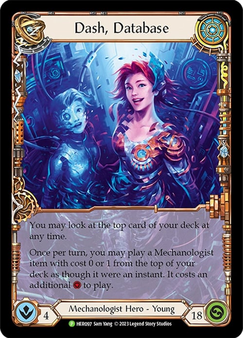 Dash, Database [HER097] (Promo)  Rainbow Foil | Magic Magpie