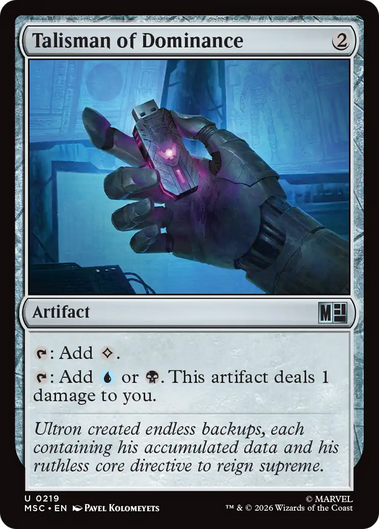 Talisman of Dominance (Surge Foil) [Marvel Super Heroes Commander] | Magic Magpie