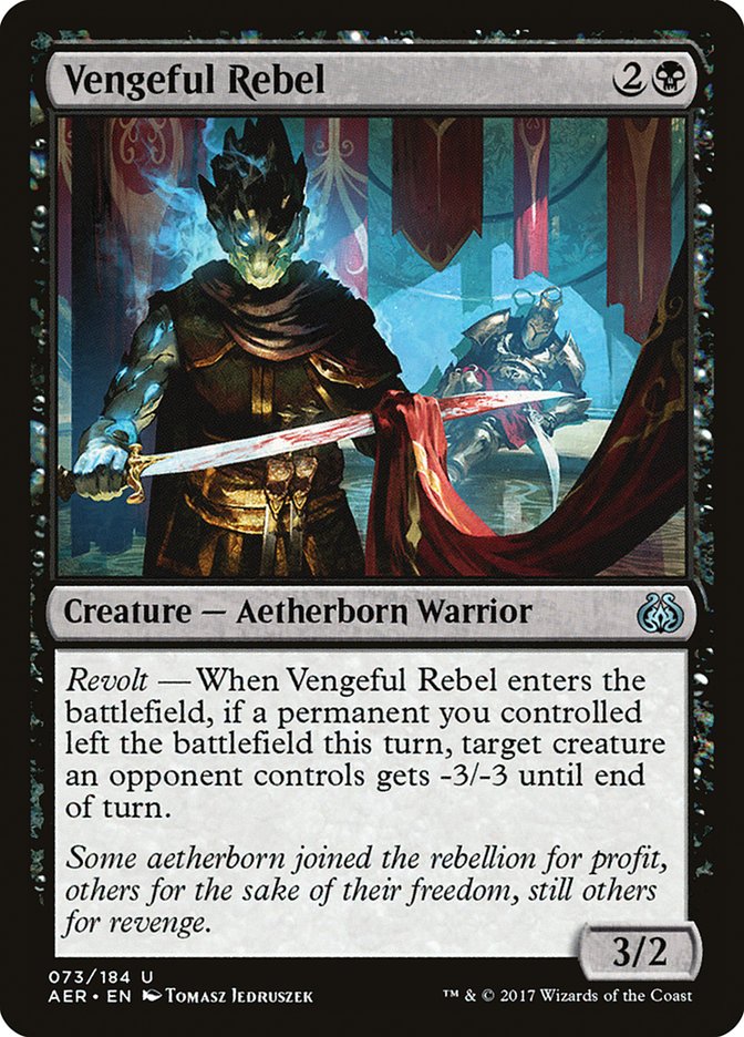 Vengeful Rebel [Aether Revolt] | Magic Magpie