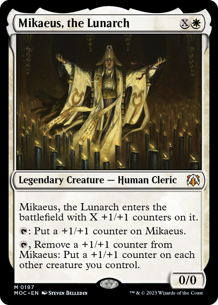Mikaeus, the Lunarch [March of the Machine Commander] | Magic Magpie
