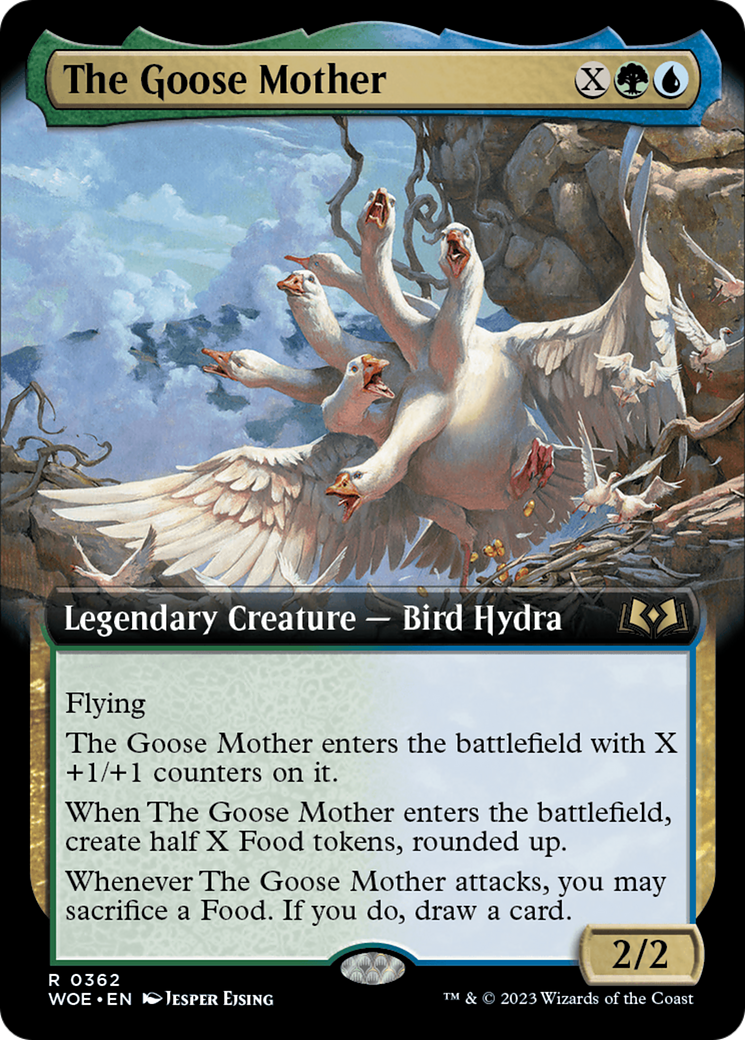 The Goose Mother (Extended Art) [Wilds of Eldraine] | Magic Magpie